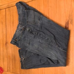Men's Lucky Brand 221 Original Straight Leg Jeans, Med Blue Size 38 x 34